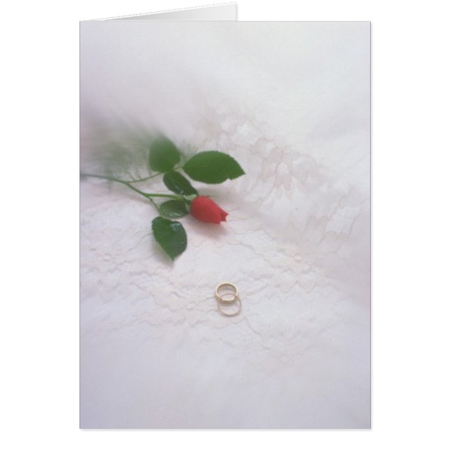 Wedding Rings Pillow Cards (Front)