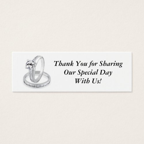 Wedding Rings Tag Business Card Templates