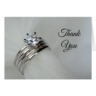 Wedding Rings Thank You Cards