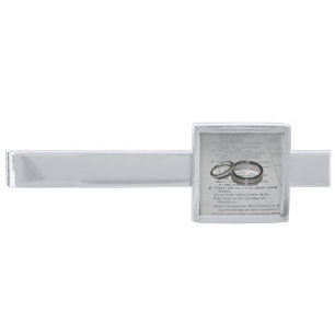Wedding Rings Tie Clip