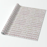 Wedding Rose Gold Opal Glitter Print White Chevron Wrapping Paper<br><div class="desc">Girly-Girl-Graphics at Zazzle: Customizable and Fashionably Elegant, Trendy and Vintage Stylish Colorful Pastel Rose Pink, Gold, and Opalescent Iridescent Rainbow Glitter Geometric Zigzag Chevrons on a White Background (OR EDIT to ANY COLOR) Printed Pattern Wrapping Paper makes a Uniquely Beautiful Addition to the Birthday, Christmas, Graduation, Wedding, or Any Day...</div>