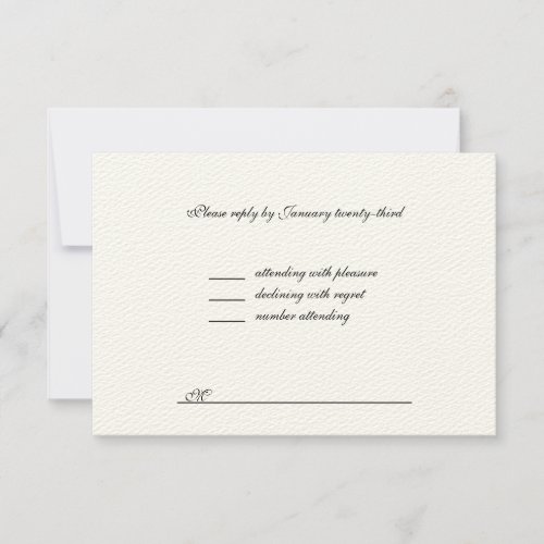 Wedding RSVP