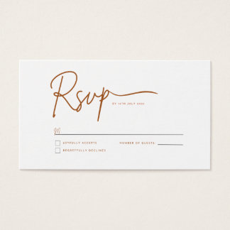 Wedding RSVP Card