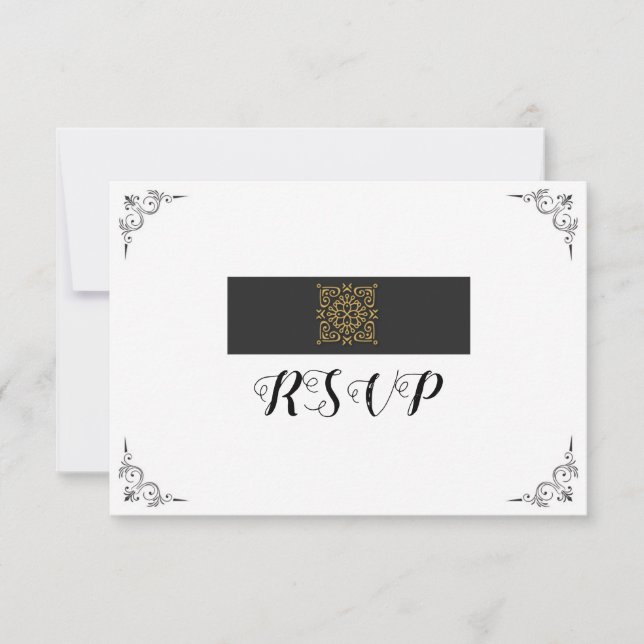 Wedding RSVP Card (Front)