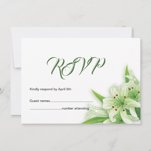 Wedding RSVP Card (Front)