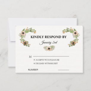 Wedding RSVP Card