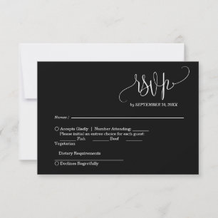 Wedding RSVP Card
