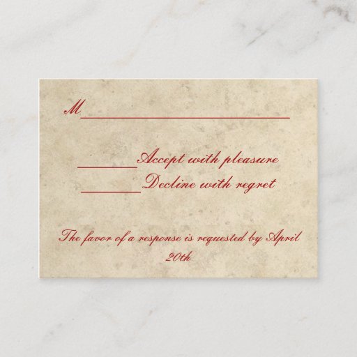 Customizable Wedding RSVP Card - Love Always Love Deep Business Card Template