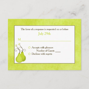Wedding RSVP Card The Perfect Pair