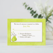 Wedding RSVP Card | The Perfect Pair (Standing Front)