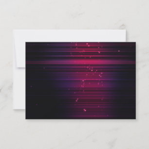 Wedding RSVP Cards Classic, Vegas, Reception