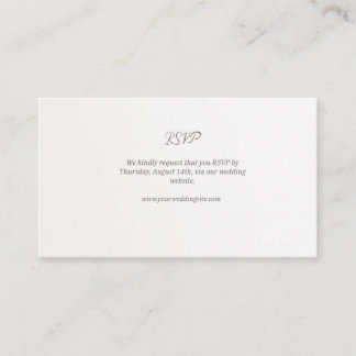 Wedding RSVP Enclosure Card