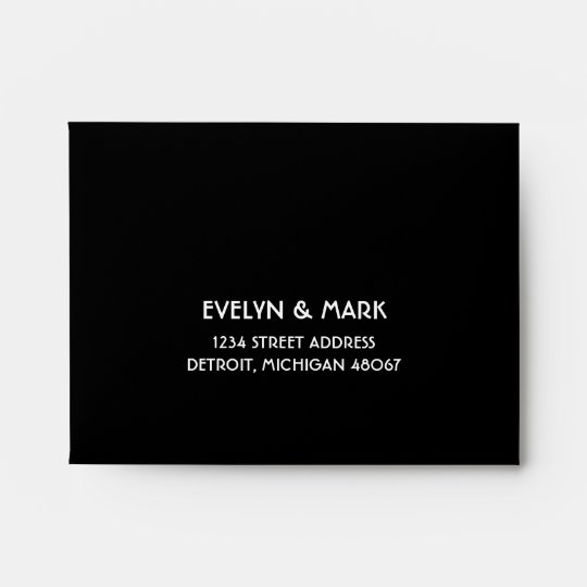 Wedding Rsvp Envelopes Art Deco Style Zazzle Wedding Rsvp Envelopes Art Deco Style
