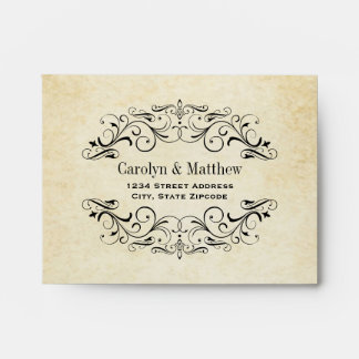 Wedding RSVP Envelopes | Vintage Flourish