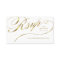 Wedding RSVP Gold Script Online Reply Insert