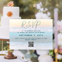 Wedding RSVP Online QR code
