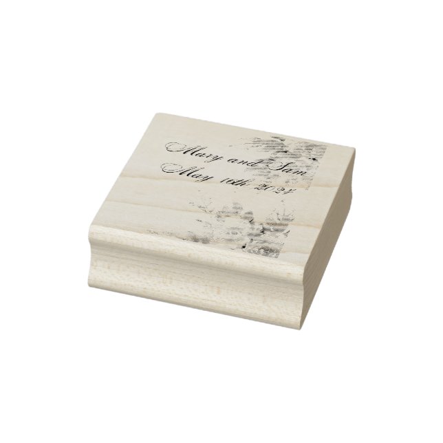Wedding rubberstamp Customizable Rubber Stamp (Stamp)