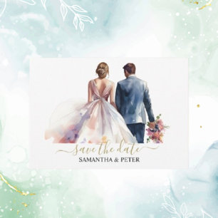 Wedding Rustic Classic Boho Floral RSVP Card