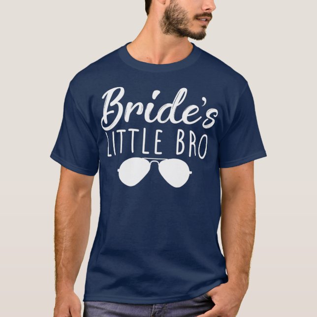 Wedding s Brides Little Bro Cool Tees Men Boys (Front)