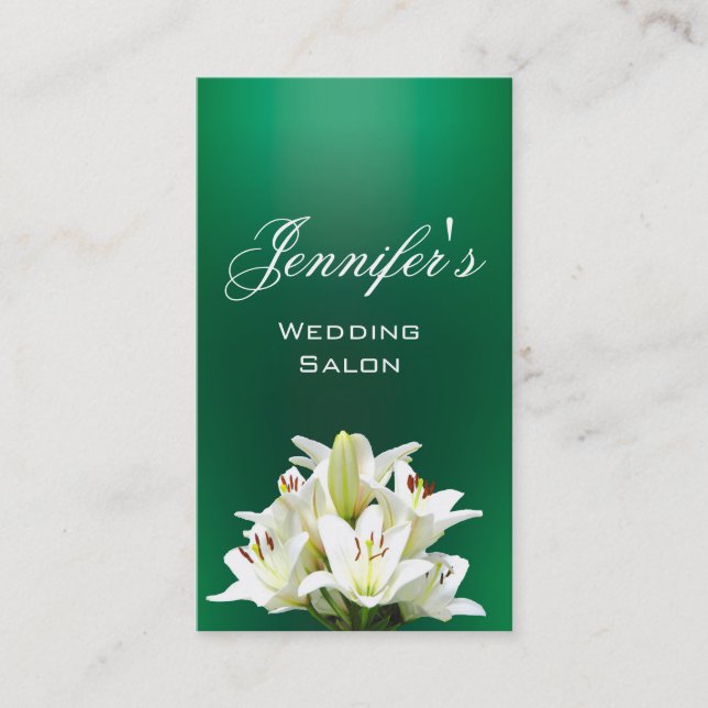 Wedding Salon Business Card (Front)
