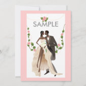 Wedding SAMPLE invitation (Back)