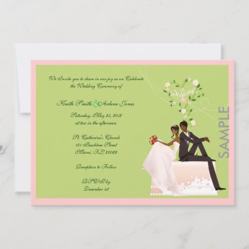Wedding SAMPLE invitation