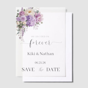 Wedding Save Date Vellum Overlay Invitations