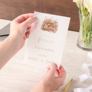 Wedding Save Date Vellum Overlay Invitations