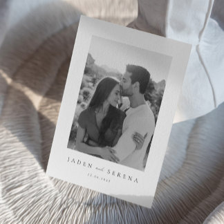 Wedding save the card invitation I Elegant wedding