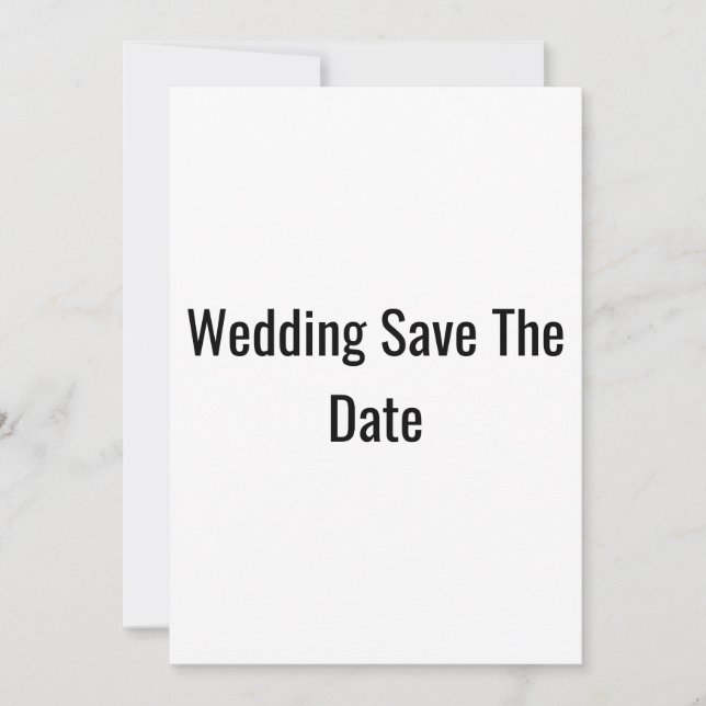 Wedding Save The Date (Front)