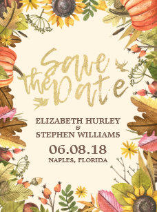 fall themed save the