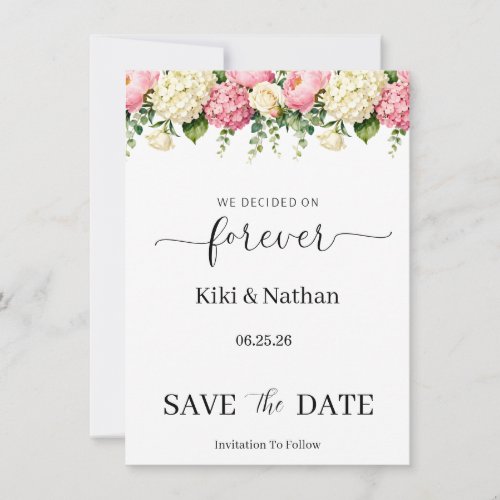 Wedding Save the Date Card