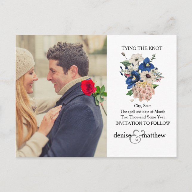 Wedding save the date cards (Front)
