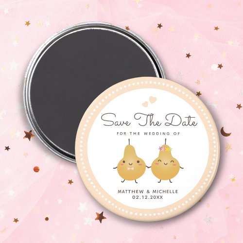 Wedding Save The Date Cute Mr  Mrs Husband  Wife Magnet