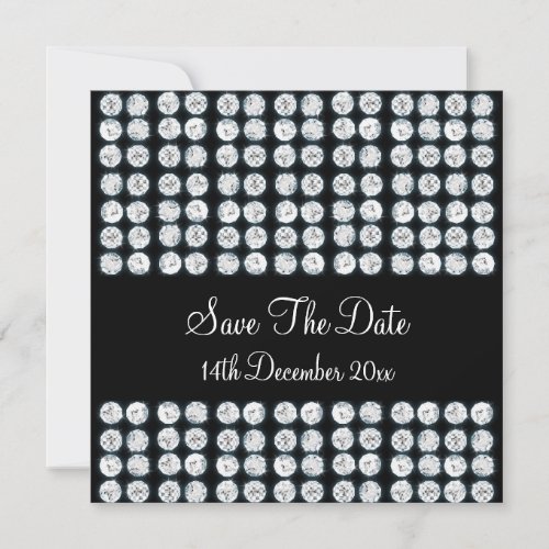 Wedding Save The Date Diamonds