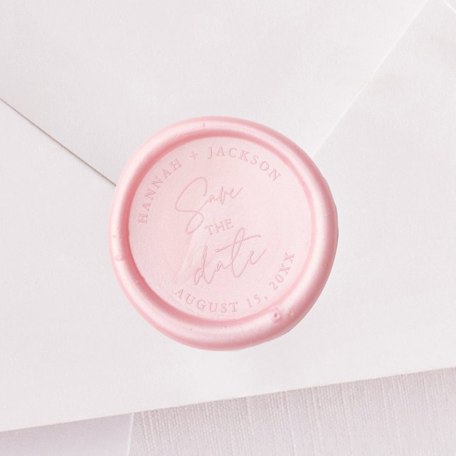 Wedding Save The Date Envelope Wax Seal Stamp (Creator Uploaded)