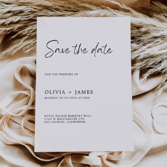 Wedding Save the Date Invitation (Wedding Save the Date Invitation)