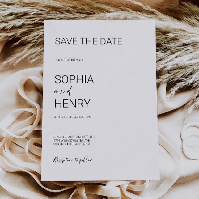Wedding Save the Date Invitation (Wedding Save the Date Invitation)