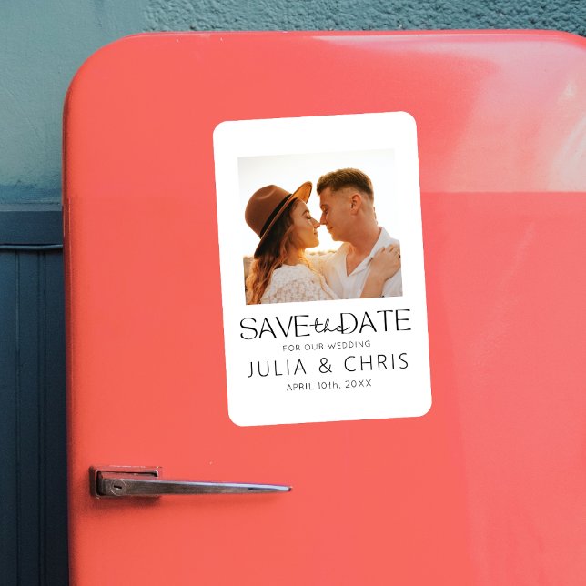 Wedding Save the Date Magnet with Photo  (Creator Uploaded)
