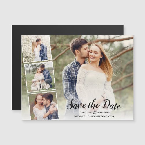 Wedding Save the Date Many Photos Collage