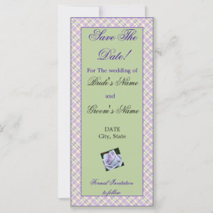 Wedding Save The Date Photo Bookmark Template
