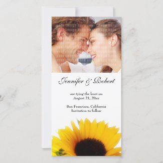 Wedding Save the Date Photo Card