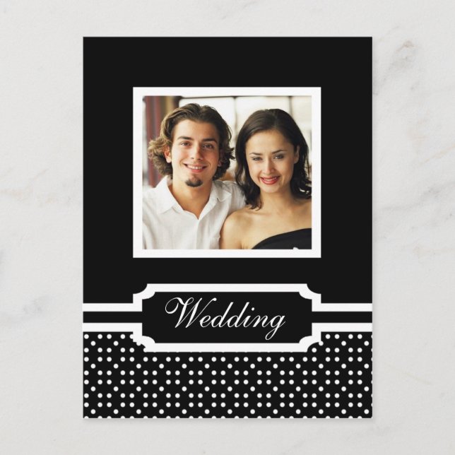 Wedding Save The Date Photo Template (Front)