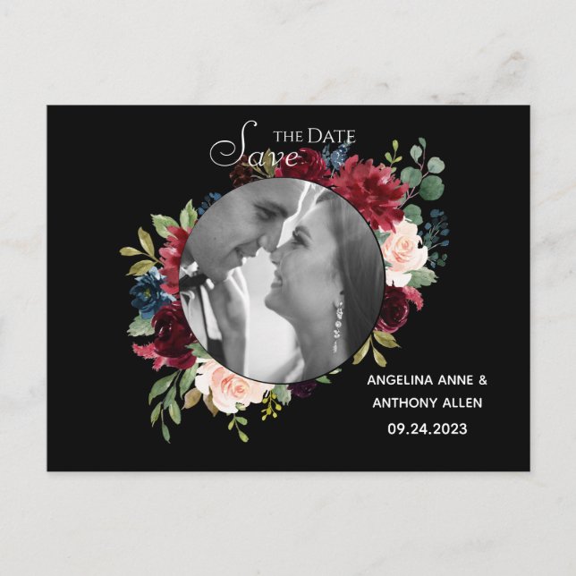 Wedding Save the Date Postcard (Front)