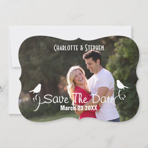 Wedding Save The Date Scottish Tartan Plaid Script