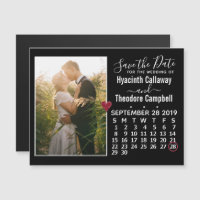 Wedding Save the Date September 2019 Calendar