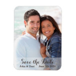 Wedding Save The Date - Simple Script Magnet at Zazzle