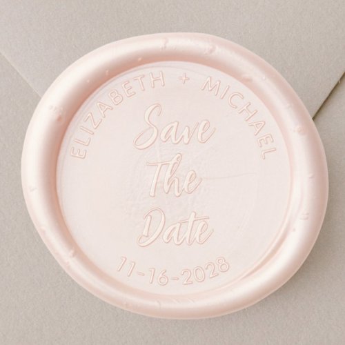 Wedding Save The Date Wax Seal Stamp