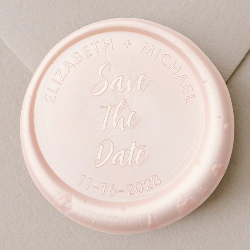 Wedding Save The Date Wax Seal Sticker
