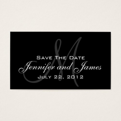 Wedding Save the Date Website Card Business Card